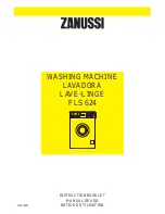 Zanussi FLS624 Instruction Booklet preview