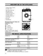 Предварительный просмотр 5 страницы Zanussi FLS872V Instruction Booklet