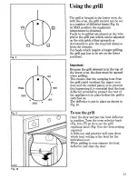 Предварительный просмотр 13 страницы Zanussi FM 16 Use And Care Instructions Manual