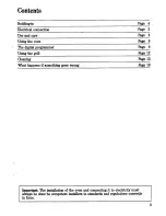 Предварительный просмотр 3 страницы Zanussi FM 21-22 Instructions For Use Manual