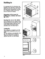 Предварительный просмотр 4 страницы Zanussi FM 21-22 Instructions For Use Manual