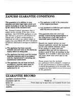 Предварительный просмотр 20 страницы Zanussi FM 31 Instructions For The Use And Care