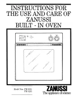 Zanussi FM 5231 Instructions For The Use And Care preview