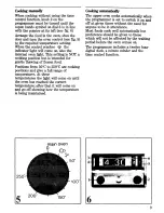 Preview for 11 page of Zanussi FM 55 Use And Care Instructions Manual