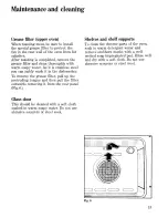 Предварительный просмотр 15 страницы Zanussi FM 5612 Instructions For The Use And Care