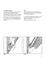 Предварительный просмотр 19 страницы Zanussi FM 5612 Instructions For The Use And Care