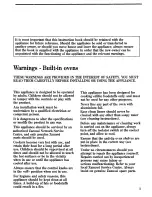 Preview for 2 page of Zanussi FM 9412 Instructions For The Use And Care