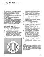 Preview for 7 page of Zanussi FM 9611 Use And Care Instructions Manual