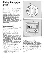 Предварительный просмотр 8 страницы Zanussi FM56 Use And Care Instructions Manual