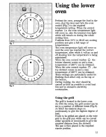 Предварительный просмотр 11 страницы Zanussi FM56 Use And Care Instructions Manual