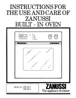 Zanussi FM5611 Use And Care Instructions Manual предпросмотр