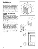 Предварительный просмотр 4 страницы Zanussi FM6 Instructions For The Use And Care