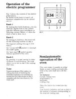 Предварительный просмотр 7 страницы Zanussi FM6 Instructions For The Use And Care