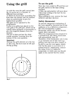 Preview for 9 page of Zanussi FM6 Instructions For The Use And Care