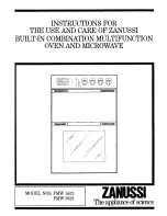 Zanussi FMW 5613 Instructions For Use And Care Manual предпросмотр