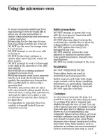 Предварительный просмотр 9 страницы Zanussi FMW 5613 Instructions For Use And Care Manual