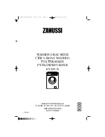 Zanussi FV 825 N Instruction Booklet preview