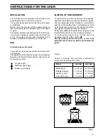 Preview for 5 page of Zanussi GAS AND ELECTROGAS COOKERS User Manual