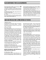 Preview for 13 page of Zanussi GAS AND ELECTROGAS COOKERS User Manual