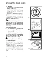 Preview for 6 page of Zanussi Gas and mixed fuel cookers Instruction Booklet