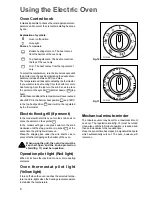 Preview for 8 page of Zanussi Gas and mixed fuel cookers Instruction Booklet