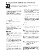 Предварительный просмотр 2 страницы Zanussi GAS COOKER ZCG 640 Instruction Booklet