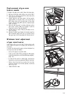 Предварительный просмотр 19 страницы Zanussi GAS COOKER ZCG 640 Instruction Booklet