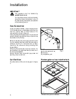 Preview for 8 page of Zanussi GAS HOB ZGG 659 Instruction Booklet