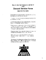 Preview for 5 page of Zanussi GBI 1664 M Instructions For The Use And Care