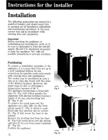 Preview for 14 page of Zanussi GC 17 Instructions For The Use And Care