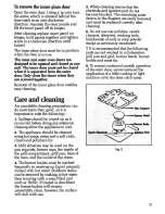 Preview for 17 page of Zanussi GC9502 Instructions For The Use And Care