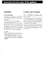 Preview for 4 page of Zanussi GH 88 B User Manual