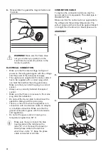 Preview for 12 page of Zanussi GPZ262HW User Manual