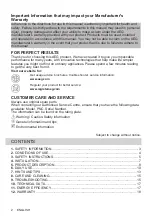 Preview for 2 page of Zanussi HK654850XB User Manual