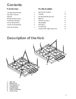 Preview for 3 page of Zanussi Hob Instruction Booklet