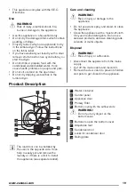 Предварительный просмотр 19 страницы Zanussi LINDO300 ZDC8203W User Manual