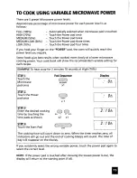 Предварительный просмотр 17 страницы Zanussi MCE975 Use & Care Instructions Manual