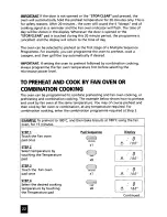 Предварительный просмотр 24 страницы Zanussi MCE975 Use & Care Instructions Manual