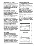 Preview for 10 page of Zanussi MGE1255B Use And Care Manual