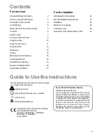 Preview for 3 page of Zanussi MIXED FUEL COOKER ZCM 600 Instruction Booklet