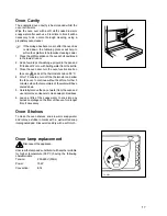 Preview for 17 page of Zanussi MIXED FUEL COOKER ZCM 600 Instruction Booklet