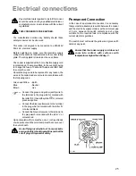 Preview for 25 page of Zanussi MIXED FUEL COOKER ZCM 600 Instruction Booklet