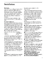 Preview for 5 page of Zanussi MW 152 Instructions For Use And Care Manual