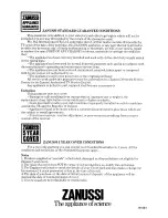 Preview for 28 page of Zanussi MW 2732 Instructions For Use And Care Manual