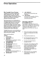 Preview for 10 page of Zanussi MW522D Use And Care Instructions Manual