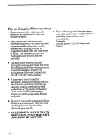 Preview for 12 page of Zanussi MW530D Use And Care Instructions Manual