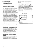 Предварительный просмотр 24 страницы Zanussi MW600 Use And Care Instructions Manual