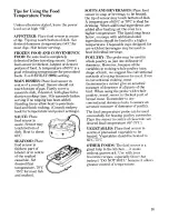 Preview for 17 page of Zanussi MW632 Use And Care Instructions Manual