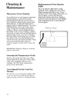 Preview for 24 page of Zanussi MW632 Use And Care Instructions Manual