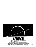 Preview for 19 page of Zanussi MW722M Use And Care Instructions Manual